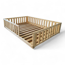 Toddler floor bed with