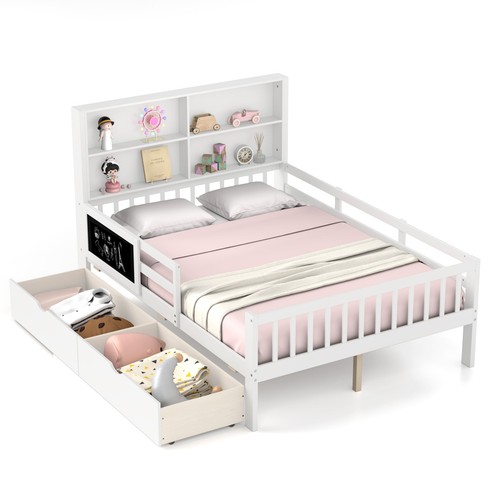 Double wooden kids - kids, bed