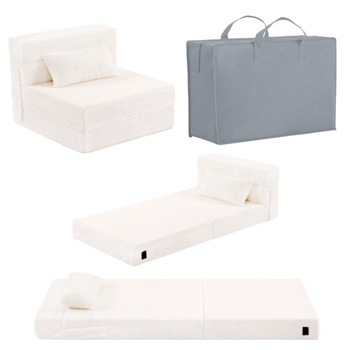 Givjoy folding sofa - folding, beige